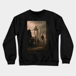 Aliens visit Earth . Crewneck Sweatshirt